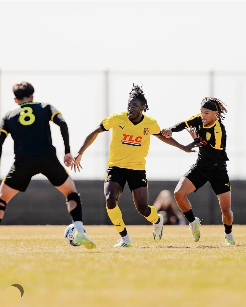 Houssou Landry in action for New Mexico United